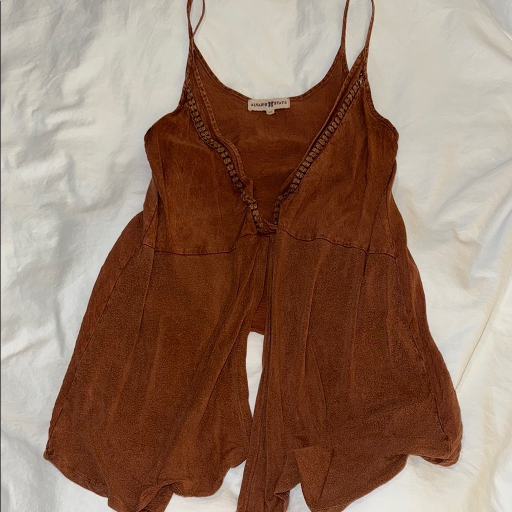 Free People Rust Tanktop